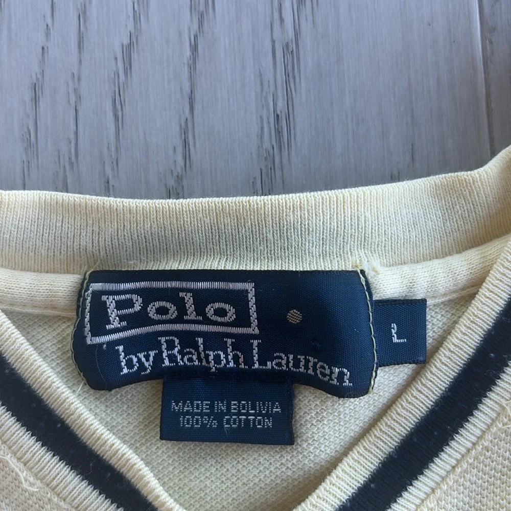 Polo by Ralph Lauren Yellow Short Sleeve Polo Men’s Large - Picture 7 of 8